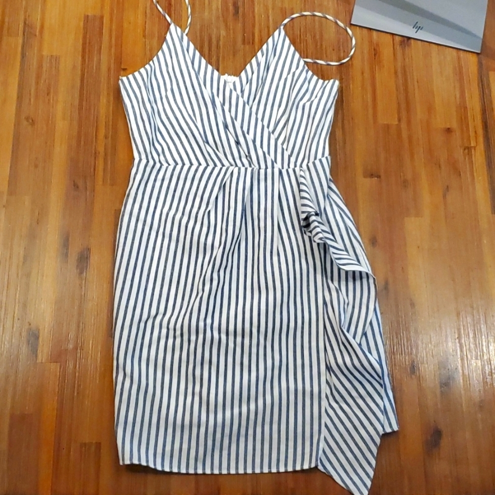 Women's Striped & Lined Dress